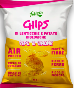 FELICIA CHIPS BIO PEPE&LIMONE 40GR