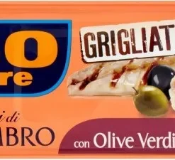 RIO MARE FILETTI DI SGOMBRO GRIGLIATI CON OLIVE VERDI E NERE 120GR