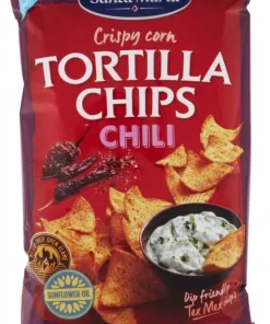 SANTAMARIA TORTILLA CHIPS CHILI 185GR