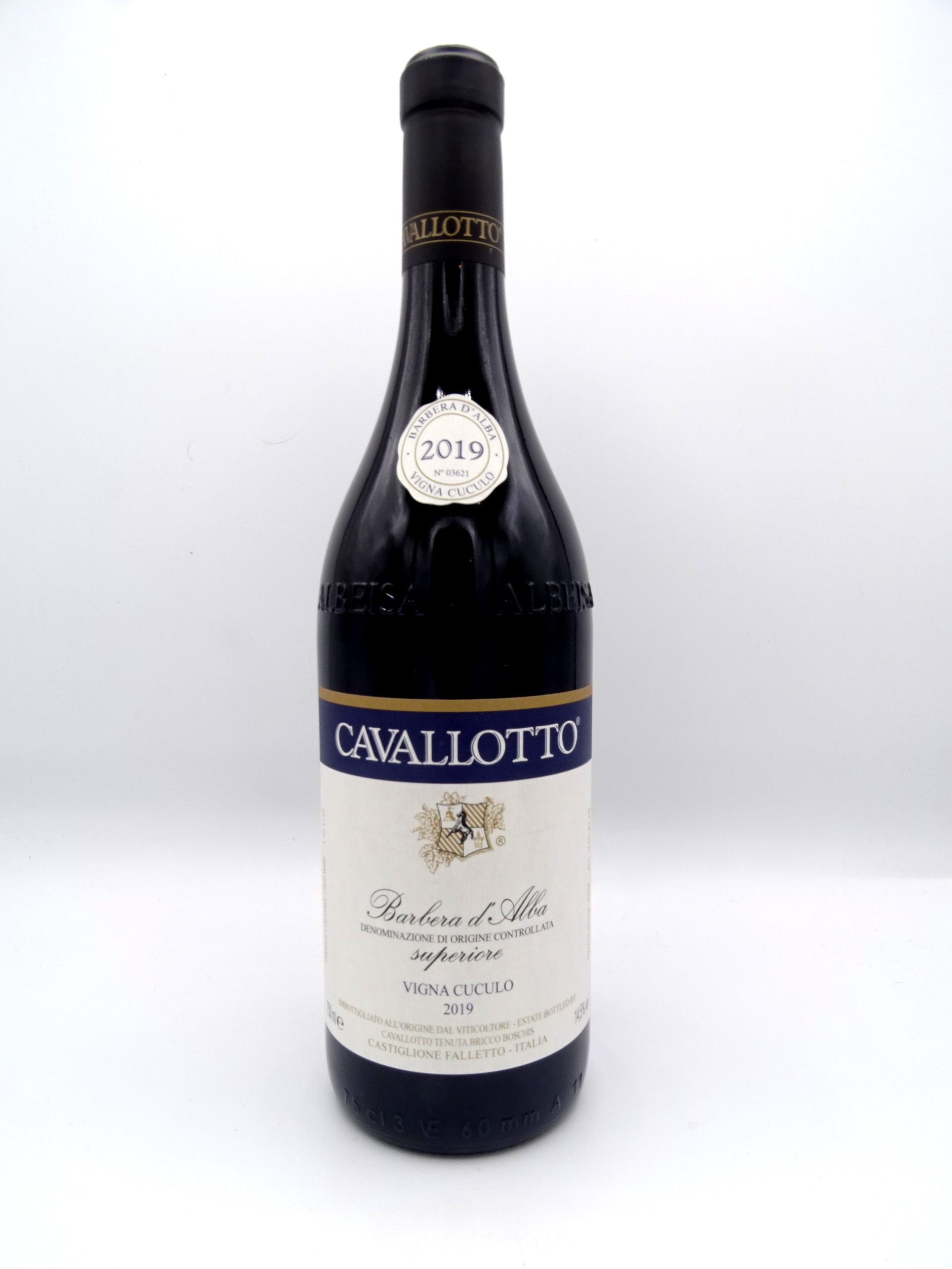 Barbera d’Alba superiore Vigna Cuculo Cavallotto 2019