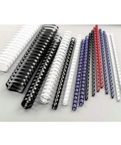 6 conf Dorsi spirale – 21 anelli – 14 mm – bianco – GBC – conf. 100 pezzi